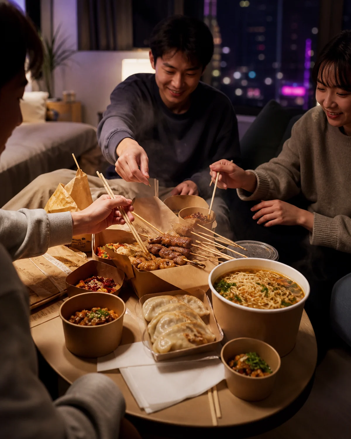 夜宵餐食